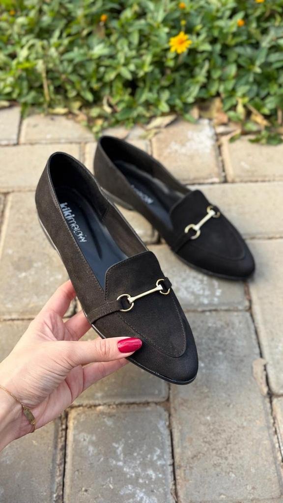 Mocasin sara negro gamuza