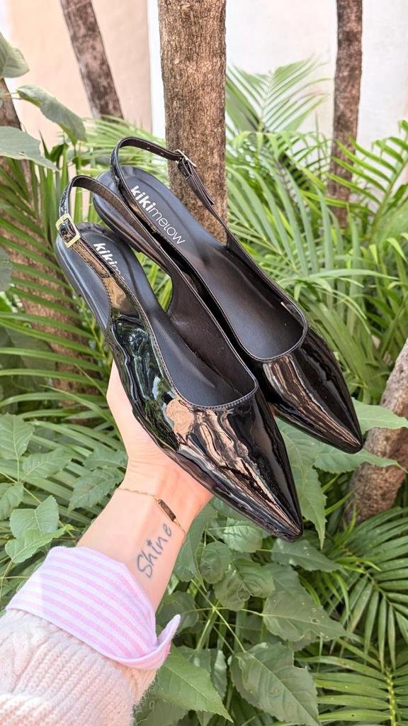 SLINGBACK NEGRO CHAROL K011